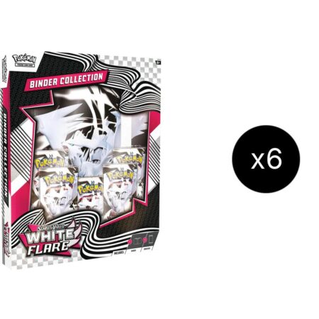 White Flare Binder Collection Case - SV: White Flare (WHT)