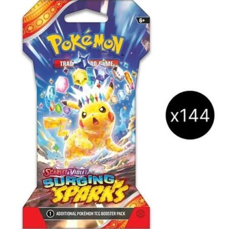 Surging Sparks Sleeved Booster Pack Case - SV08