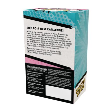 Alternative view of Pokémon TCG: Mega Evolution-Ascended Heroes Booster Bundle (6 Packs)